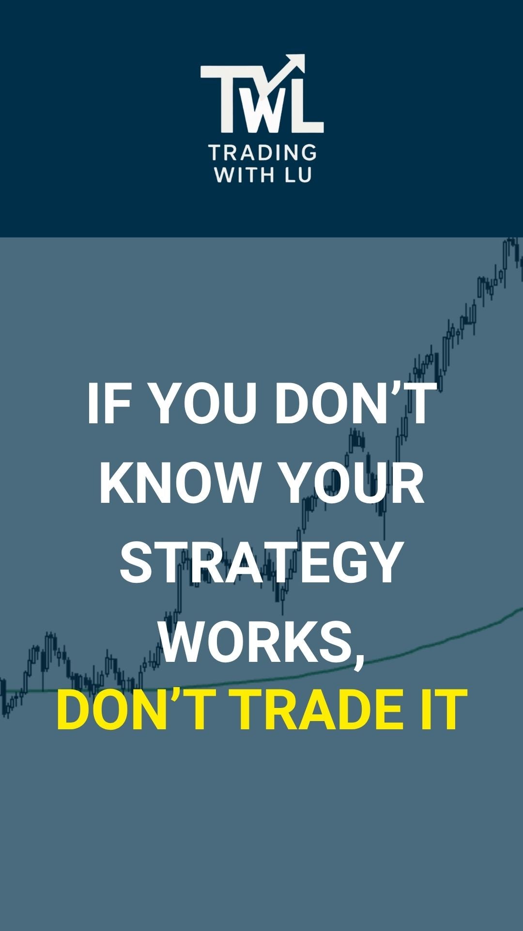 If You Don’t Know Your Strategy Works, Don’t Trade It